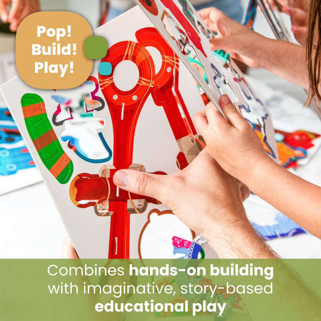 Catapult Gnome Launcher: Buildable Curious Kingdom Playset
